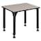 Regency Rectangle School Desks, 18 D X 23-34 H, 26 W X Wood, Metal, Maple RSD18526PL - alternate 3